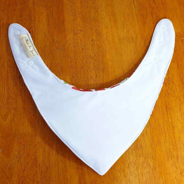Cherries on Cream Child Size Bandana Bib Made in Australia - Image 5