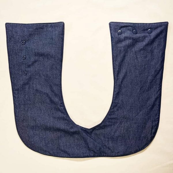 Adult Lightweight Denim Scarf Bib - One size fits most - Made in Australia - Image 7