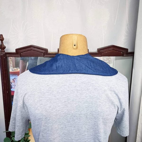 Adult Lightweight Denim Scarf Bib - One size fits most - Made in Australia - Image 3