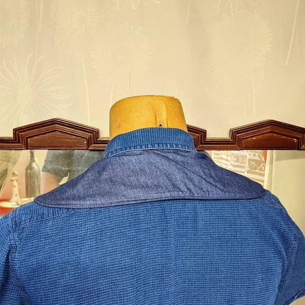 Adult Lightweight Denim Scarf Bib - One size fits most - Made in Australia - Image 5