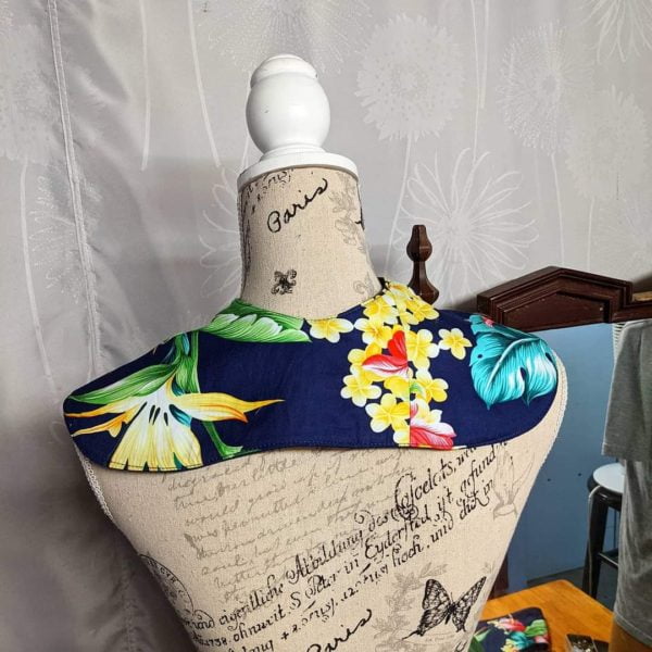 Adult Tropical Print Scarf Bib - One size fits most - Made in Australia - Image 3