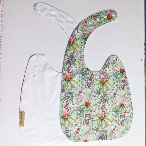 Baby Possum Multi Size Special Needs Side Fastening Bib Made in Australia - Image 4