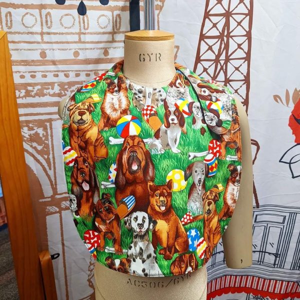 Doglovers Multi Size Special Needs Side Fastening Bib Made in Australia