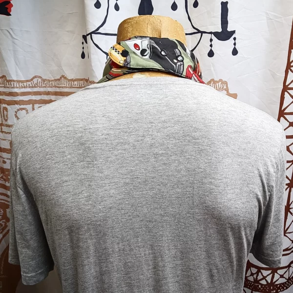 Vintage Car Print Adult Size Special Needs Bandana Bib Made in Australia - Image 3