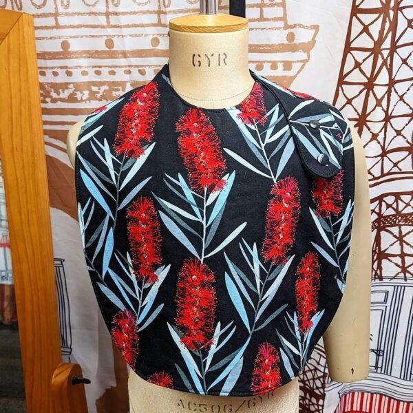 Bottlebrush Multi Size Special Needs Side Fastening Bib Made in Australia