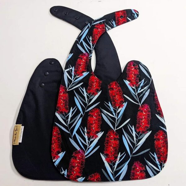Bottlebrush Multi Size Special Needs Side Fastening Bib Made in Australia - Image 4